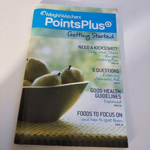 Weight Watchers PointsPlus Getting Started Guide Book - Picture 1 of 6